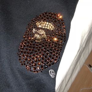 Bape x Swarovski Emblem Tee